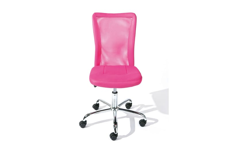 Kontorsstol Viar Barn Konstläder - Rosa - Möbler - Barnmöbler - Barnstol - Skrivbordsstol barn
