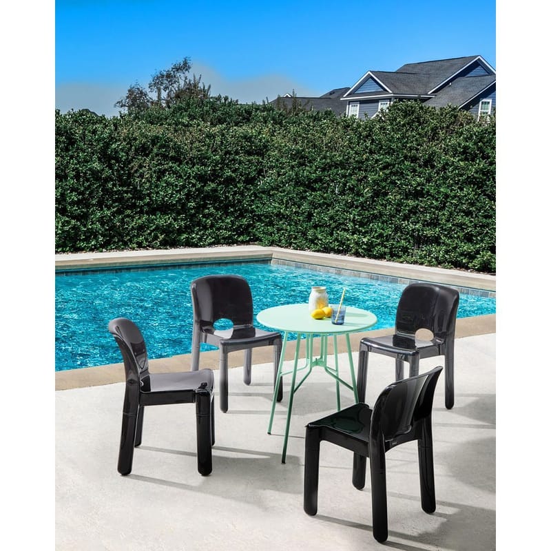 Trädgårdsstol Betim 4-pack - Svart - Utemöbler & utemiljö - Balkong & altan - Balkongmöbler - Balkongstol