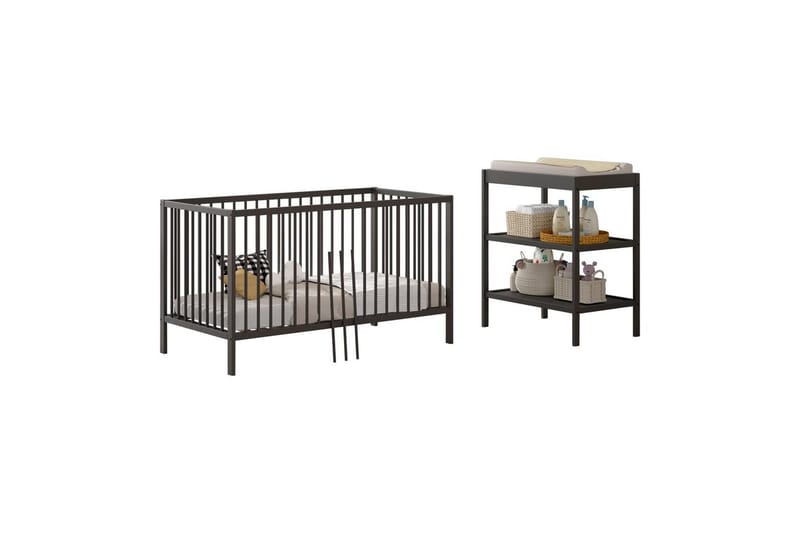 Dino Möbelset för Barnrum - Antracit - Möbler - Barnmöbler - Barnmöbelset