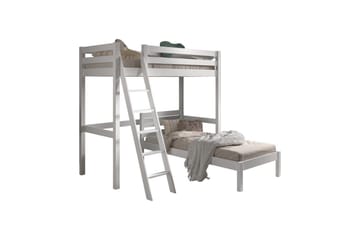 Enkel Säng och matchande rullbar ribbotten Pino Mezzanine 90 x 200 cm - 90 x 200 cm - Möbler - Barnmöbler - Barnsäng & juniorsäng