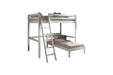 Enkel Säng och matchande rullbar ribbotten Pino Mezzanine 140 x 200 cm - 140 x 200 cm - Möbler - Barnmöbler - Barnsäng & juniorsäng