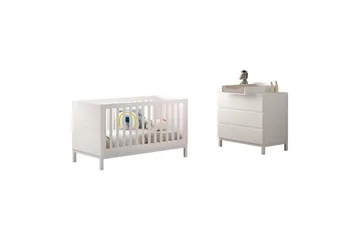 Eva Möbelset för Barnrum - Vit - Möbler - Barnmöbler - Barnmöbelset