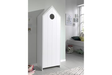 Garderob Rudeklint 58 cm - Vit - Möbler - Barnmöbler - Förvaring barnrum - Barngarderob