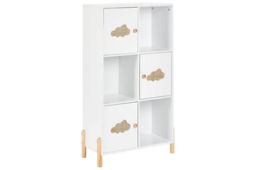 Bokhylla Cloudy - Möbler - Barnmöbler - Förvaring barnrum - Hylla barnrum - Bokhylla barn & boklåda
