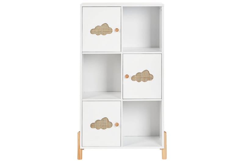 Bokhylla Cloudy - Möbler - Barnmöbler - Förvaring barnrum - Hylla barnrum - Bokhylla barn & boklåda