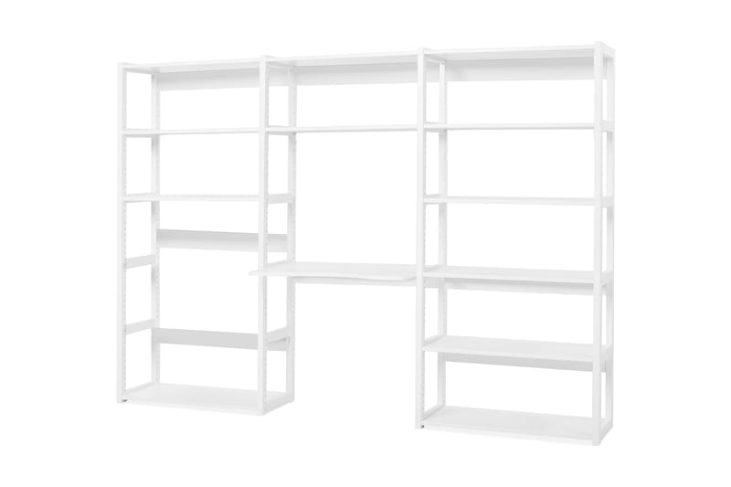 Arbetsbänk Storey med Hylla 80 cm Vit - Bokhylla barn & boklåda