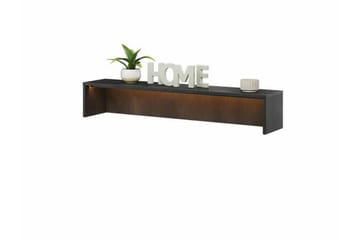 Barnhylla Rathmore 110 cm - Mörkgrå - Möbler - Barnmöbler - Förvaring barnrum - Hylla barnrum - Bokhylla barn & boklåda