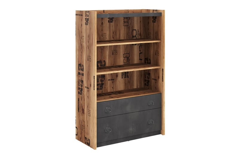 Barnhylla Rathmore 90 cm - Grå - Möbler - Barnmöbler - Förvaring barnrum - Hylla barnrum - Bokhylla barn & boklåda