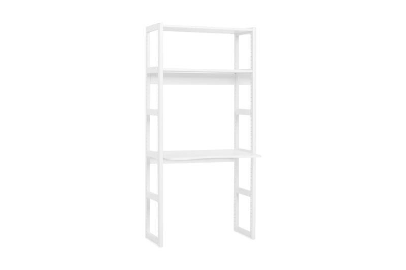 Hylla Storey med skrivbord 80 cm Vit - Bokhylla barn & boklåda