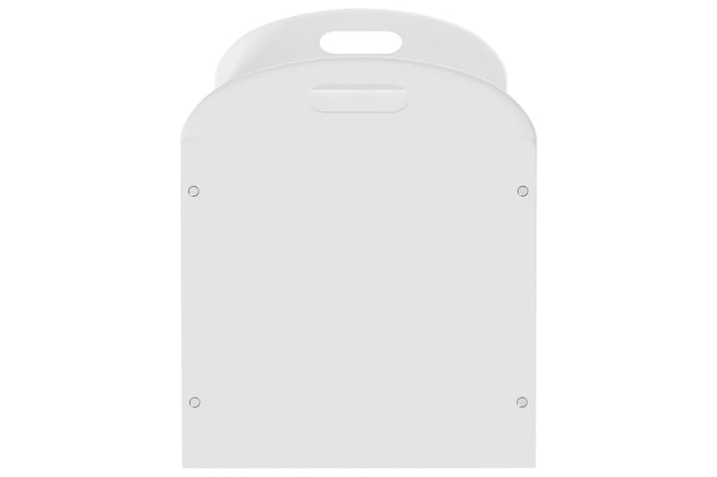 Förvaringsbänk barn vit 60x40x46,5 cm MDF - Vit - Leksakslåda - Leksaksförvaring