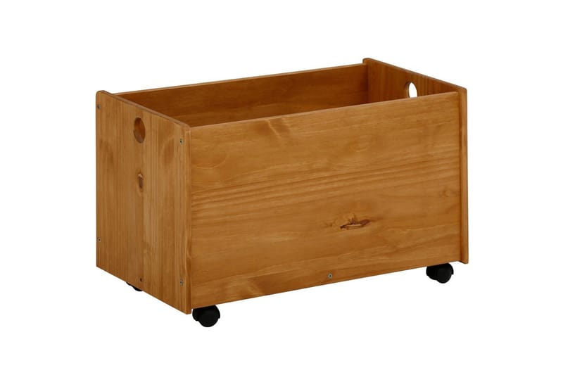 Leksakslåda/Skrin Alpi 68x39x43 cm, Natur - 68x39x43 cm, Natur - Möbler - Barnmöbler - Förvaring barnrum - Leksaksförvaring - Leksakslåda