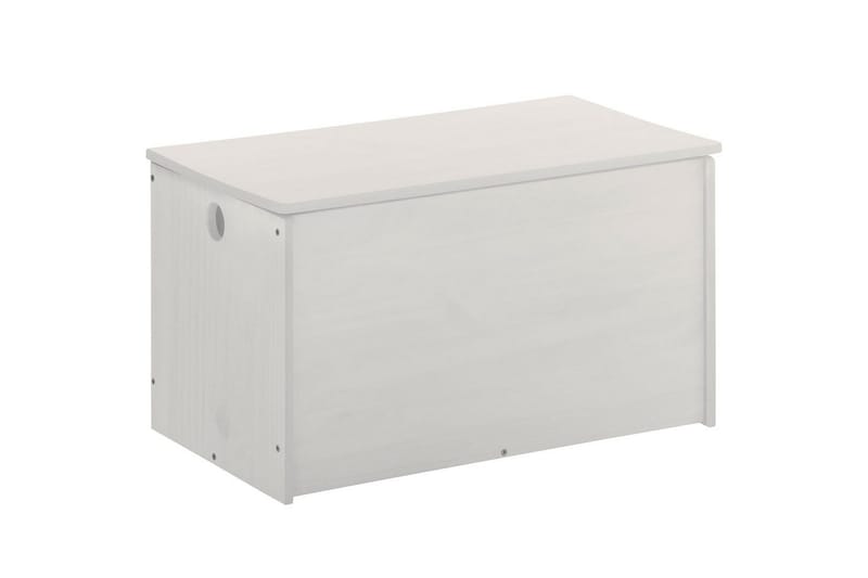 Leksakslåda/Skrin Alpi 70x40x40 cm, Vit - 70x40x40 cm, Vit - Möbler - Barnmöbler - Förvaring barnrum - Leksaksförvaring - Leksakslåda