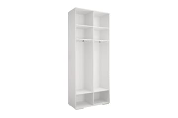 Barnskåp Greencastle 100x237 cm - Vit - Möbler - Barnmöbler - Förvaring barnrum - Skåp barnrum