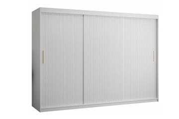 Garderob Dunvegan 250x200 cm - Vit - Möbler - Barnmöbler - Förvaring barnrum - Skåp barnrum