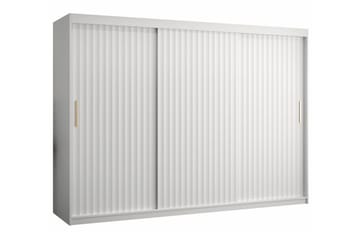 Garderob Dunvegan 250x200 cm - Vit - Möbler - Barnmöbler - Förvaring barnrum - Skåp barnrum