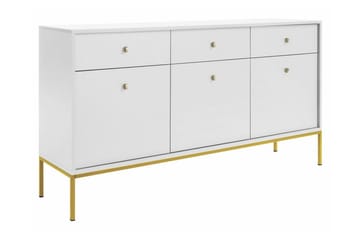 Skåp Klinkerville 154x83 cm - Vit - Möbler - Barnmöbler - Förvaring barnrum - Skåp barnrum