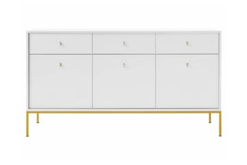 Skåp Klinkerville 154x83 cm - Vit - Möbler - Barnmöbler - Förvaring barnrum - Skåp barnrum