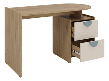 Zarek Sovrumsmöbelset - Brun, beige och blå - Möbler - Barnmöbler - Förvaring barnrum - Skåp barnrum