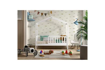 Hussäng för Småbarn Dallas 70x140 cm Vit - Vit - Möbler - Barnmöbler - Barnsäng & juniorsäng