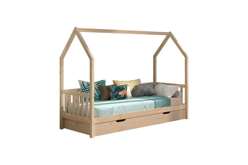 Hussäng med undersäng Cabane 90x200 cm Naturlig, Naturlig