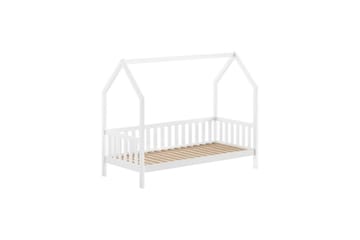 Hussäng med undersäng Cabane 90x200 cm Vit - Vit - Möbler - Barnmöbler - Barnsäng & juniorsäng