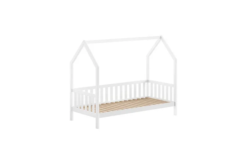 Hussäng med undersäng Cabane 90x200 cm Vit - Vit - Möbler - Barnmöbler - Barnsäng & juniorsäng - Barnsäng med förvaring