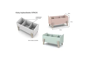 Kiddy Möbelset för Barnrum - Rosa - Möbler - Barnmöbler - Barnmöbelset