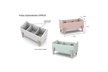 Kiddy Möbelset för Barnrum - Rosa - Möbler - Barnmöbler - Barnmöbelset
