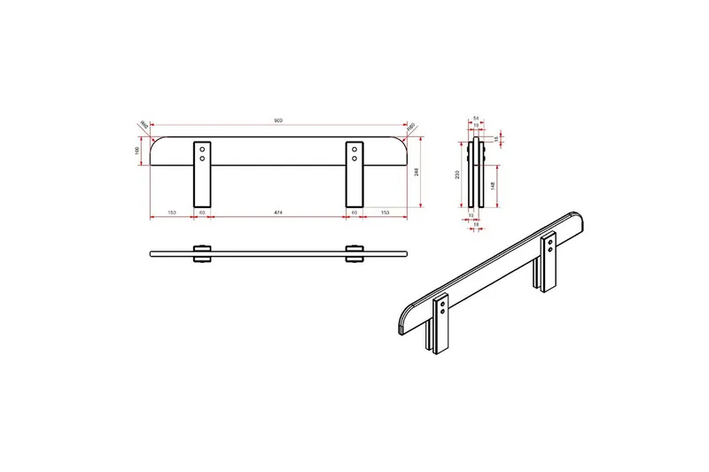 Kiddy Möbelset för Barnrum - Vit - Möbler - Barnmöbler - Barnmöbelset