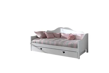 Loftsäng med Låda Amori 90 x 200 cm White - Möbler - Barnmöbler - Barnsäng & juniorsäng