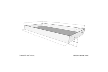 London Möbelset för Barnrum - Antracit - Möbler - Barnmöbler - Barnmöbelset
