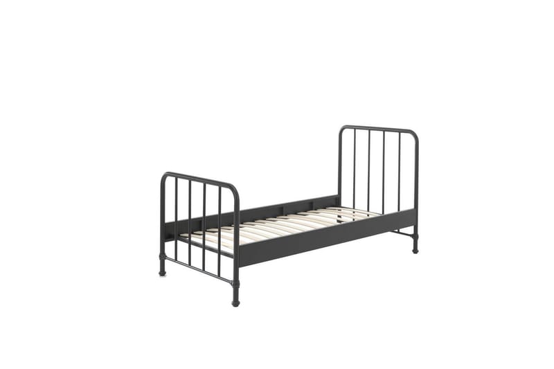 Säng Bronxx Svart, 90 x 200 cm - Svart, 90 x 200 cm - Möbler - Barnmöbler - Barnsäng & juniorsäng