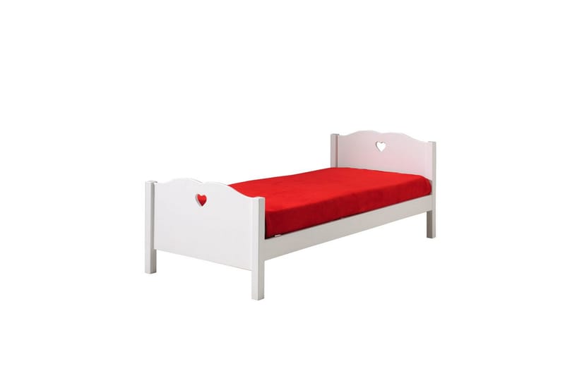 Säng med låda Amori 90 x 200 cm White - Möbler - Barnmöbler - Barnsäng & juniorsäng