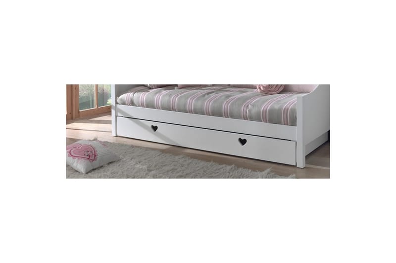 Säng med låda Amori 90 x 200 cm White - Möbler - Barnmöbler - Barnsäng & juniorsäng