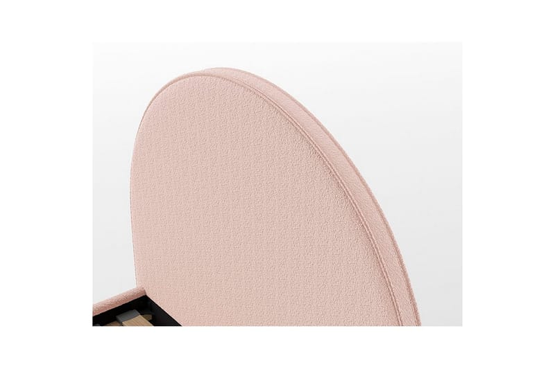 Säng med nattduksbord Moon 90x200 cm Rosa - Rosa - Möbler - Barnmöbler - Barnsäng & juniorsäng