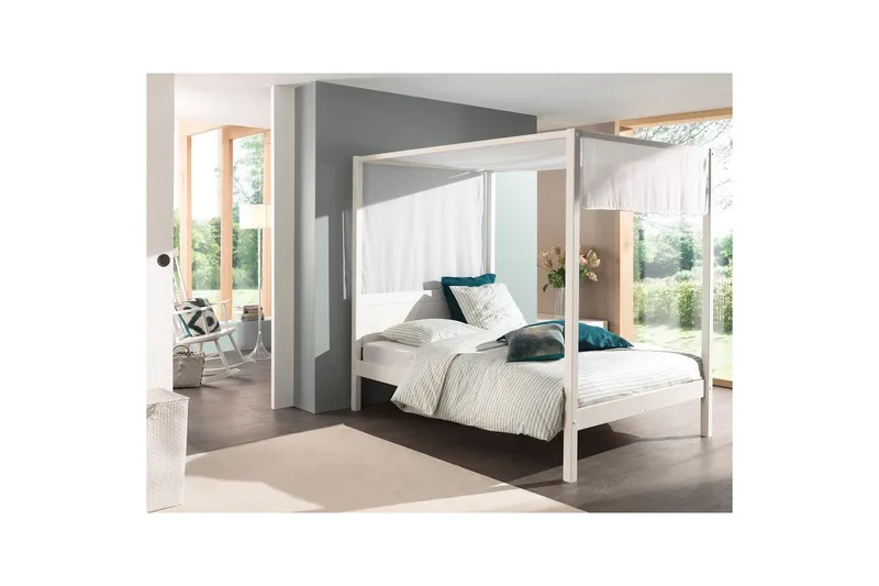 Säng med textil set Pino Canvas - Möbler - Barnmöbler - Barnsäng & juniorsäng