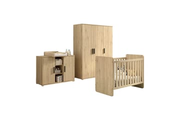 Sam Möbelset för Barnrum - Ek - Möbler - Barnmöbler - Barnmöbelset