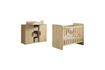 Sam Möbelset för Barnrum - Ek - Möbler - Barnmöbler - Barnmöbelset