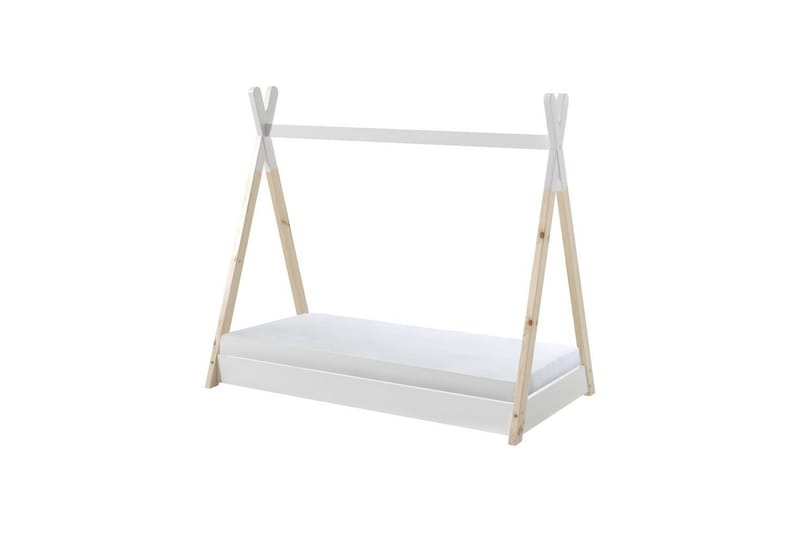 Småbarnssäng Tipi Med madrass, Med madrass