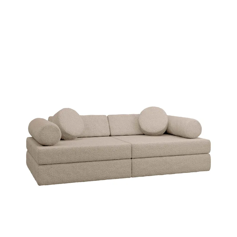 Tharosin 2-sits Barnsoffa - beige - Möbler - Barnmöbler - Barnsoffa