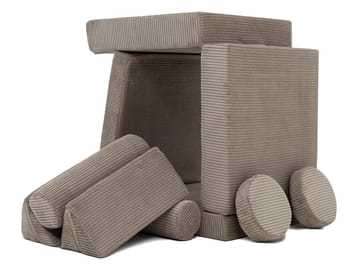 Tharosin 2-sits Barnsoffa - benvit - Möbler - Barnmöbler - Barnsoffa