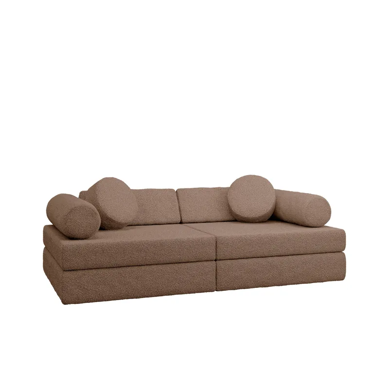 Tharosin 2-sits Barnsoffa - brun - Möbler - Barnmöbler - Barnsoffa