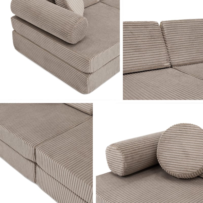 Tharosin 2-sits Barnsoffa - crèmebeige - Möbler - Barnmöbler - Barnsoffa
