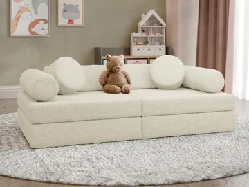Tharosin 2-sits Barnsoffa - crèmebeige - Möbler - Barnmöbler - Barnsoffa