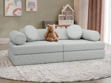 Tharosin 2-sits Barnsoffa - ljusgrå - Möbler - Barnmöbler - Barnsoffa