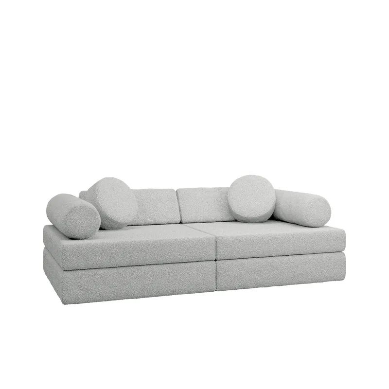 Tharosin 2-sits Barnsoffa - ljusgrå - Möbler - Barnmöbler - Barnsoffa