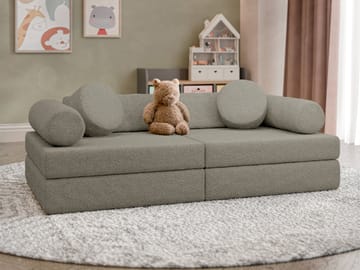 Tharosin 2-sits Barnsoffa - varmgrå - Möbler - Barnmöbler - Barnsoffa