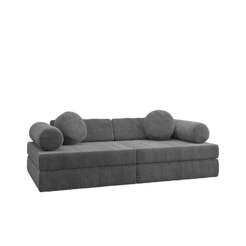 Tharosin Barnsoffa - Grå - Möbler - Barnmöbler - Barnsoffa