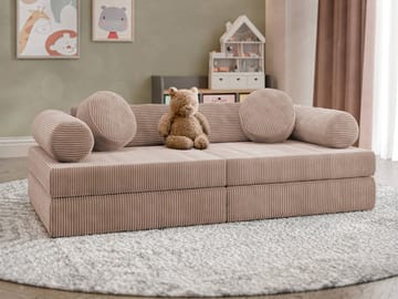 Tharosin Barnsoffa - Rosa - Möbler - Barnmöbler - Barnsoffa