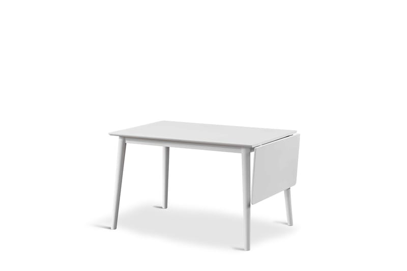 Åland Förlängningsbart Matbord 120-160 cm för 4 personer, Vit